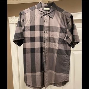 100% Authentic Mens Burberry Short Sleeve Shirt